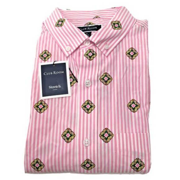 Club Room Other - Club Room Men's Crest-Print Shirt, , Size: L